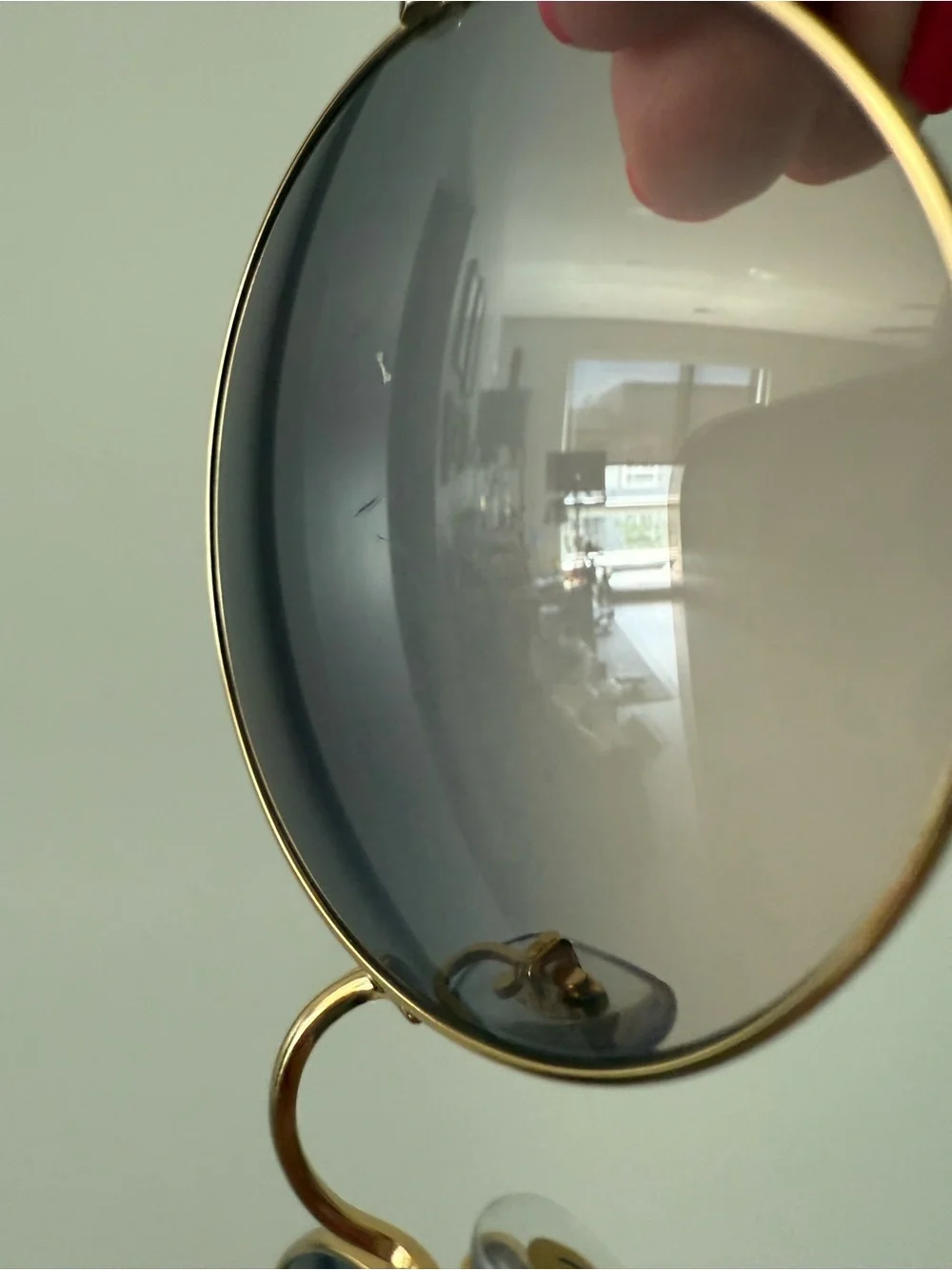 Ray-Ban Round Metal Sunglasses - Gold Frame with Gradient Gray Lenses
